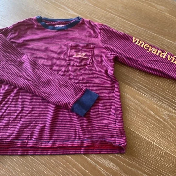 Bundle of 4 vineyard vines long sleeved shirts boys medium - Picture 7 of 7